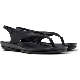 Sandalias - CAMPER Right Isla - Negro - Cuero liso