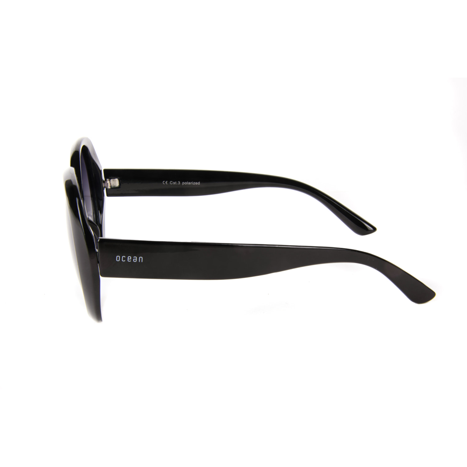 Gafas de sol OCEAN ELISA - Negro brillante / Ahumada graduadas