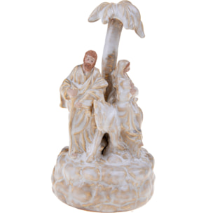 NativitÃ Carillon Con Asinello. Altezza 23 Cm - Pezzi 1 - 12X23X12cm - Colore: Verde - Bianchi Dino - Articoli Natalizi