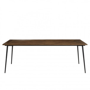 KIARA - Table à manger rect. 220x100cm formes géométriques
