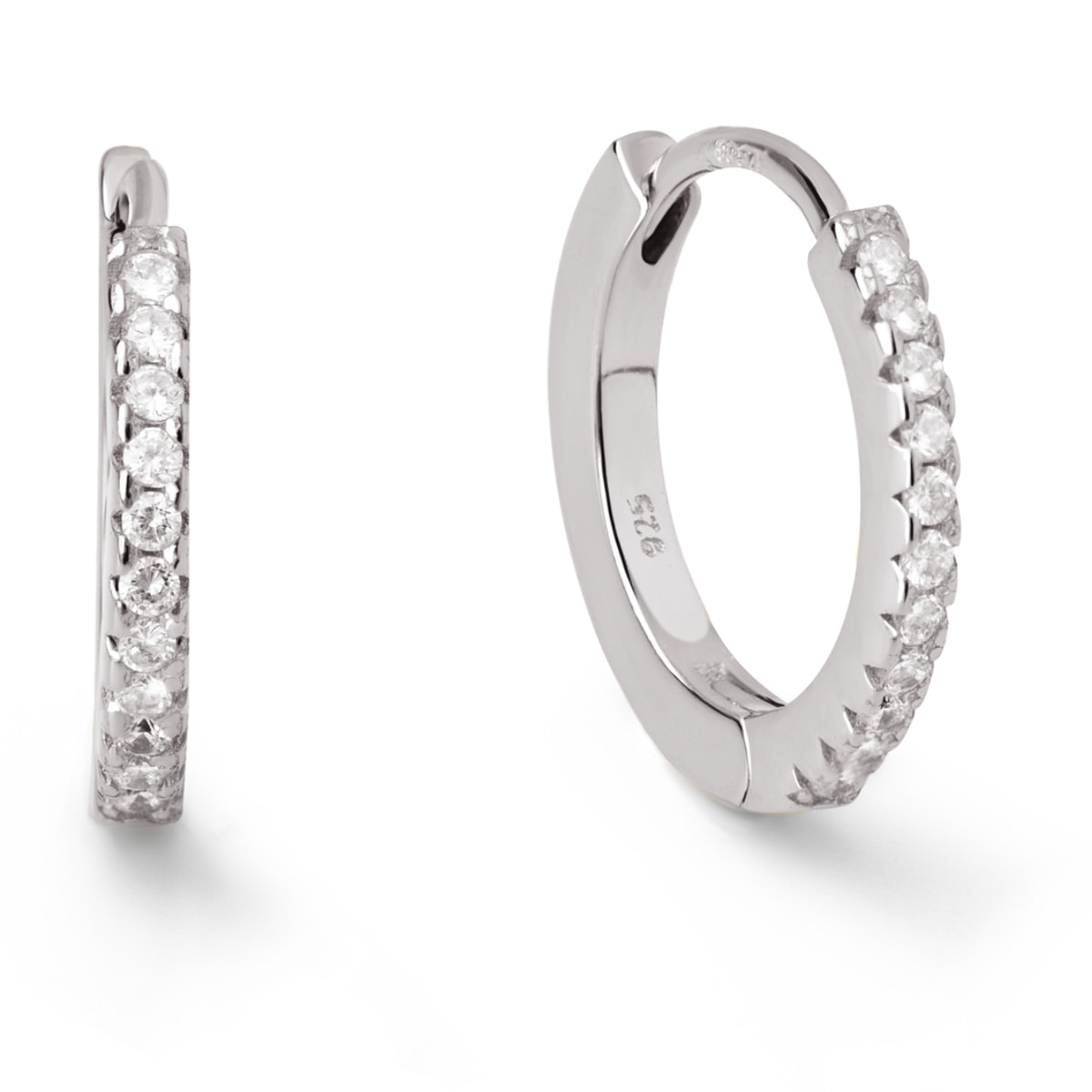 Pendiente Suelto Aro Klein 7 Plata Baño Oro