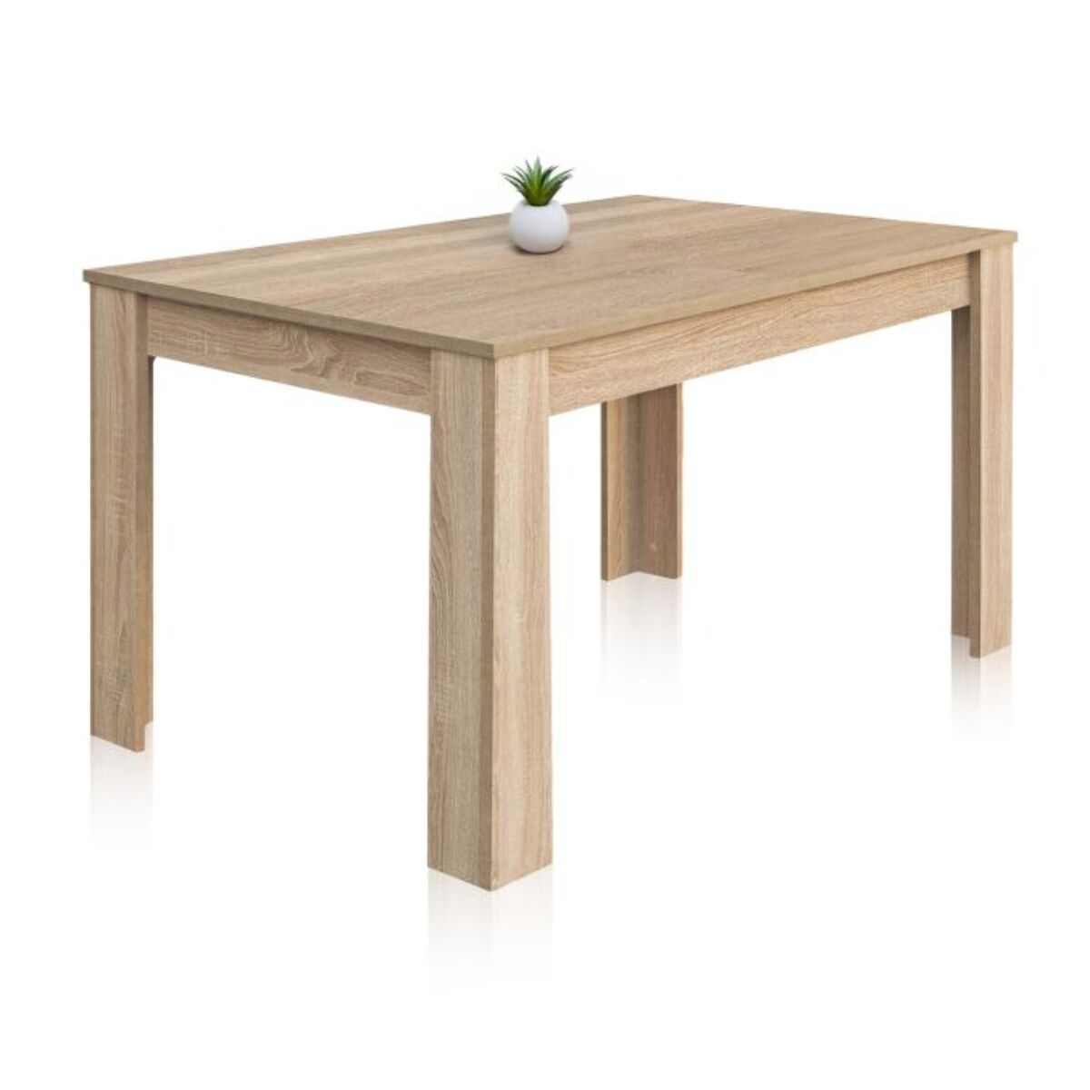 Mesa de comedor extensible Danna 140 Roble Canadian