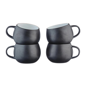 Mug GOURMET 70cl - 4 pièces - Onyx