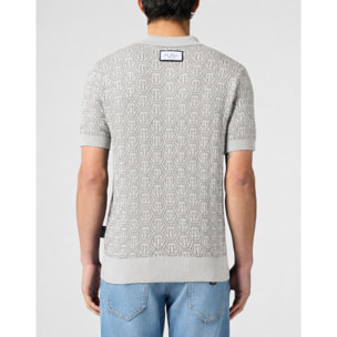 PHILIPP PLEIN Pullover dolcevita a maniche corte MONOGRAM