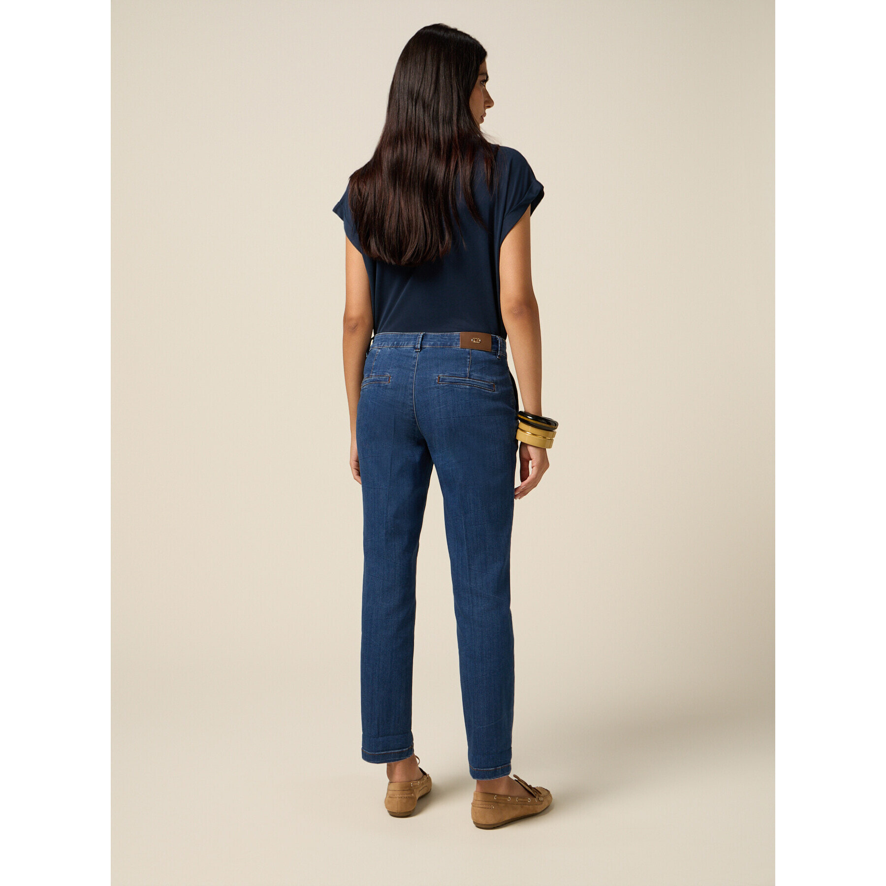 Oltre - Jeans chinos - Blu