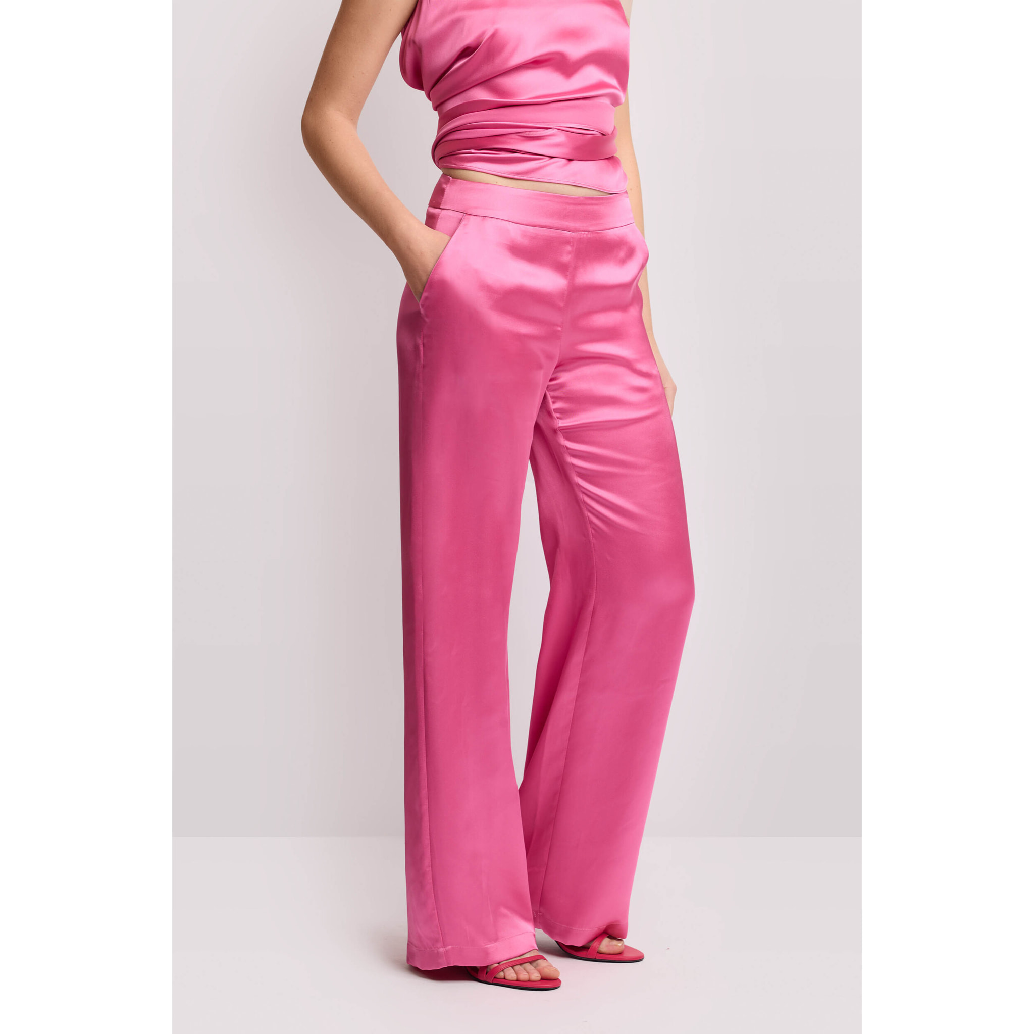 Kocca - Pantaloni eleganti a palazzo Donna, Tinta unita