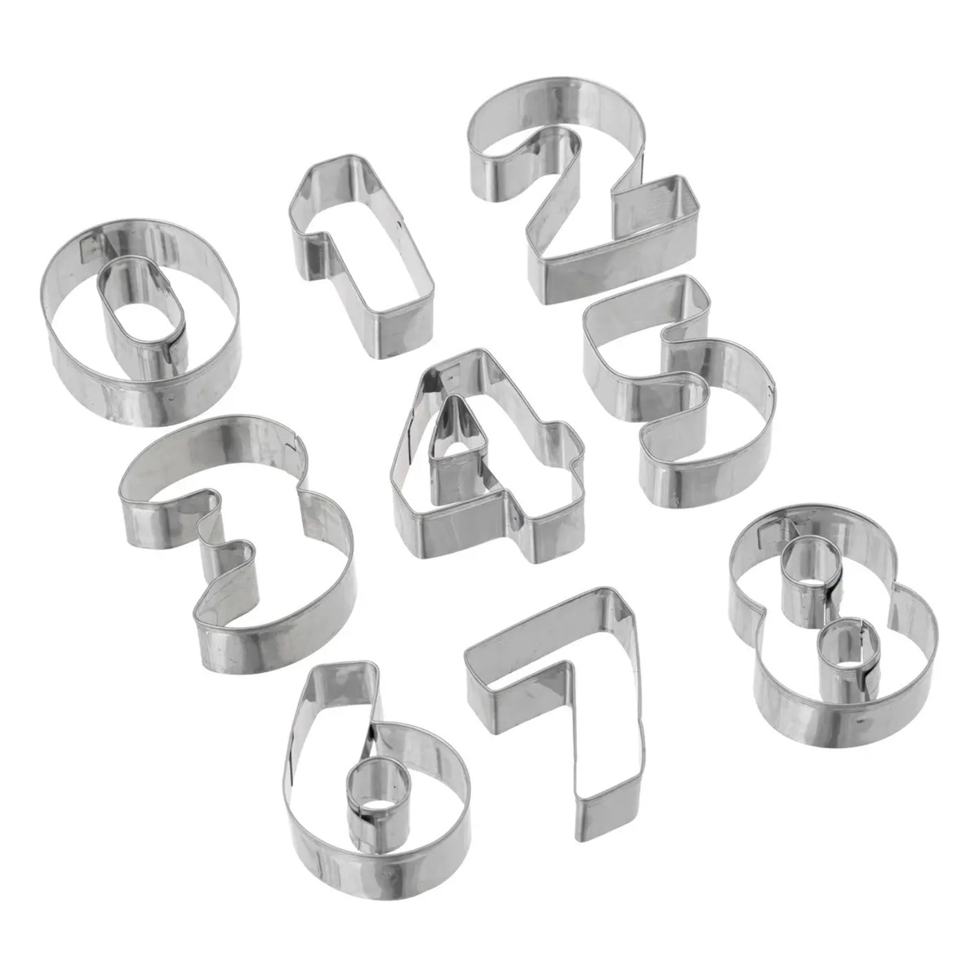 Lot de 30 emporte-pièces chiffres/lettres