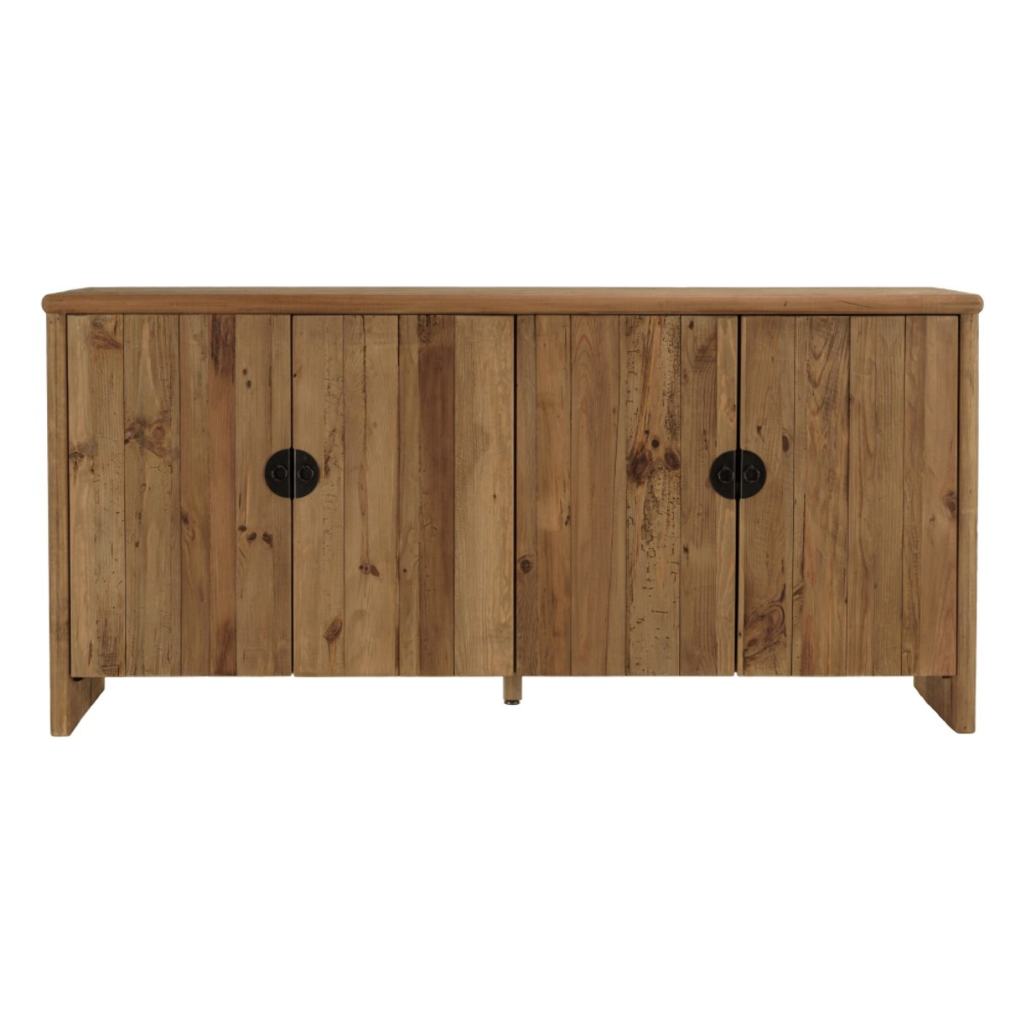 SANDY - Buffet 4 portes bois pin recyclé