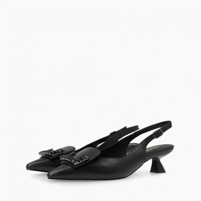 ZAPATOS DE SALÓN NEGROS A-RINO