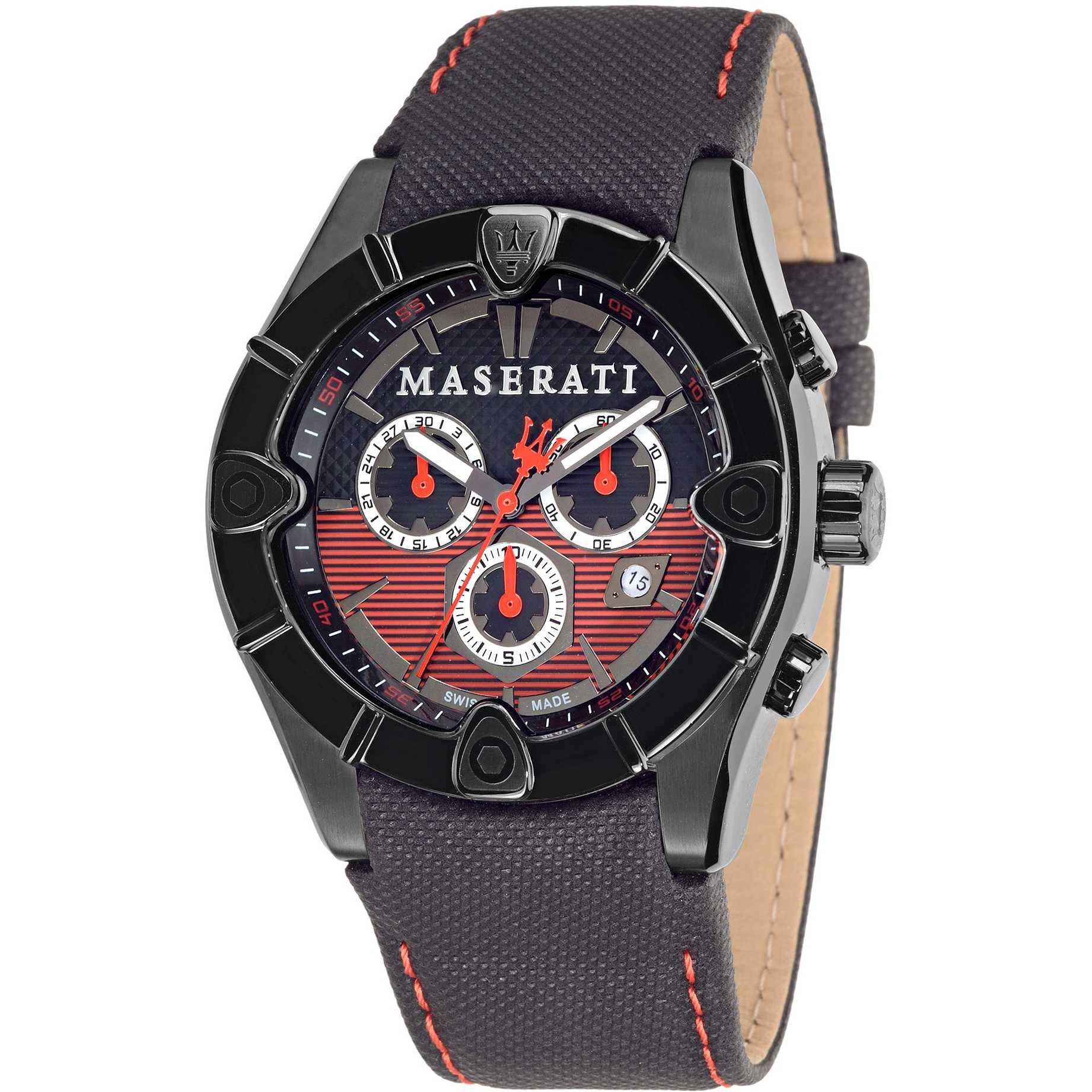 Orologio MASERATI MECCANICA Pelle Nero