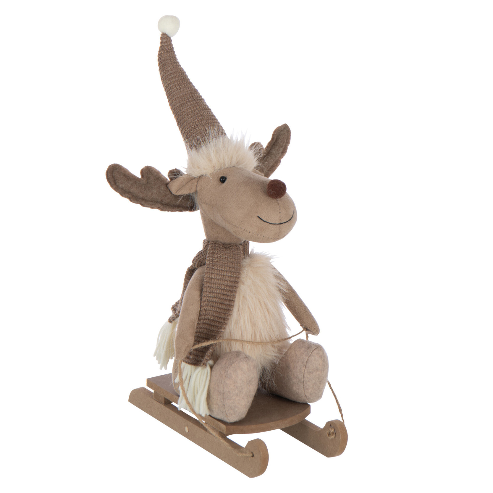 J-Line figurine Eland Luge - polyester- beige