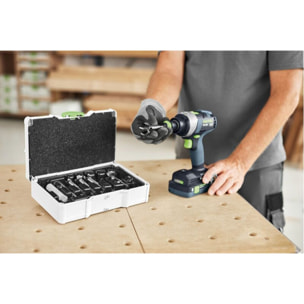 Kit de forets Forstner SYS3 S 76-FB CE-SORT/5 - FESTOOL - 578110