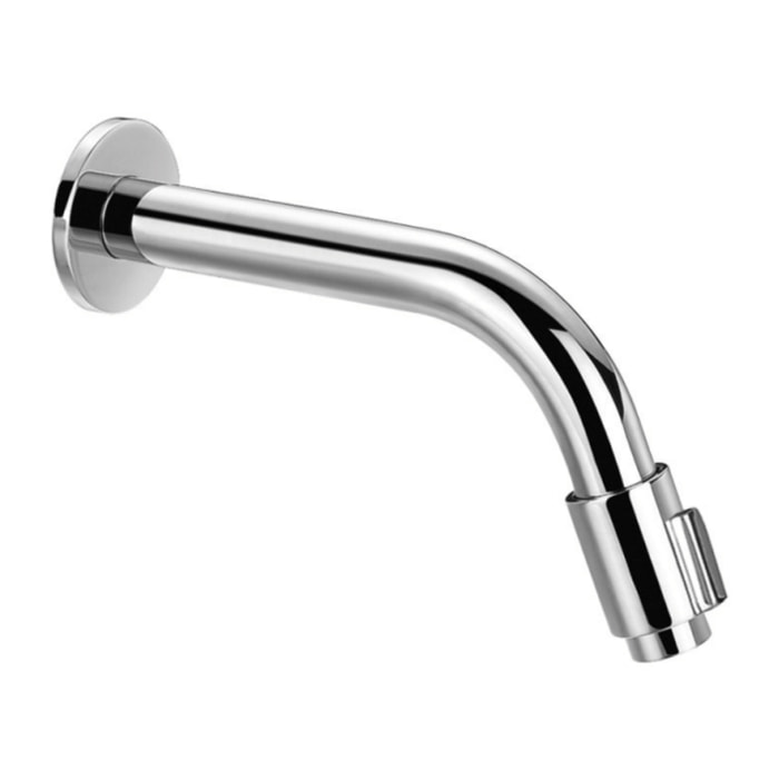 Robinet simple mural lave-mains type bar eau froide PAINI Espace toilette chromé