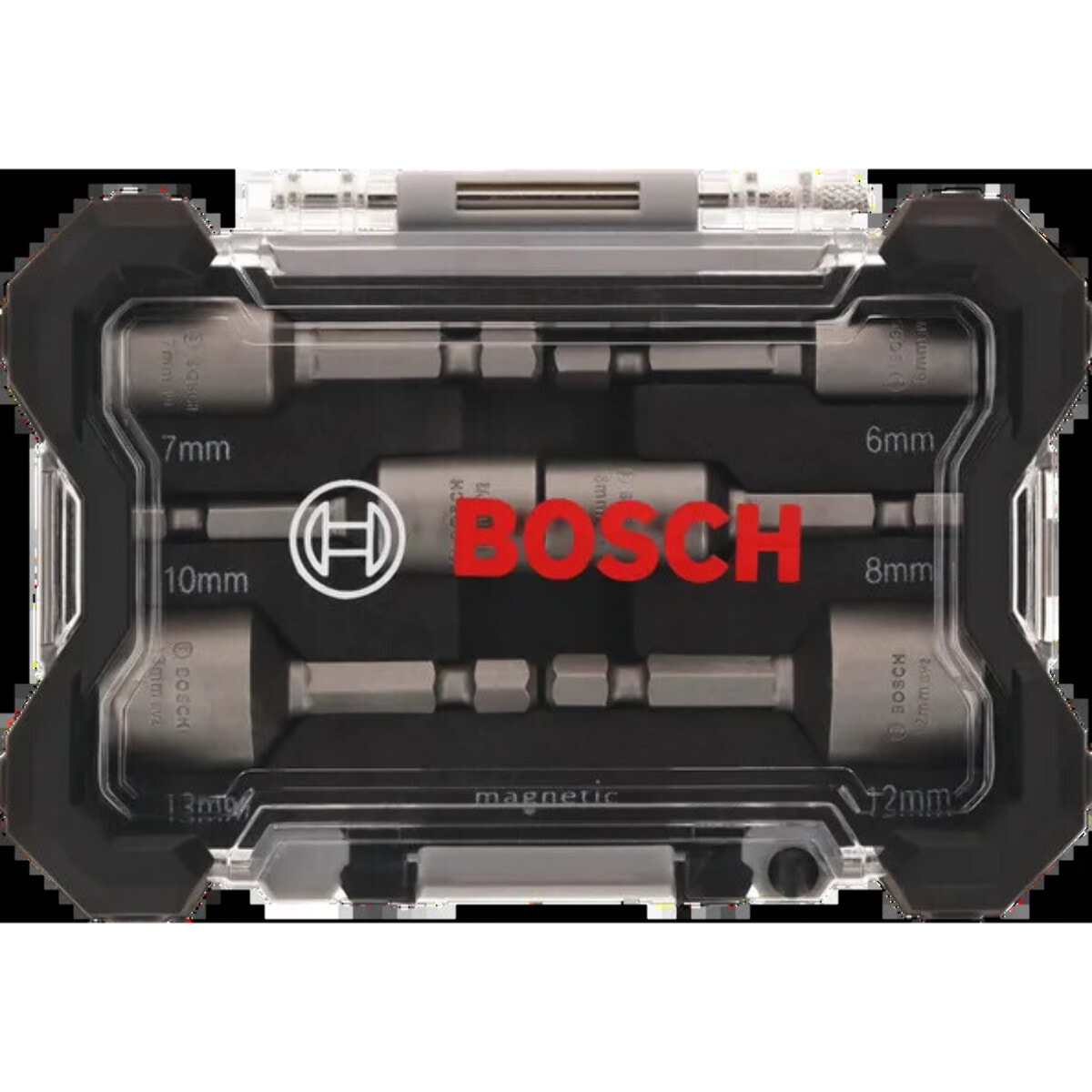 Set de 6 douilles à queue BOSCH 6 pans mâle 1/4' pour vis à tête 6 pans - 2608551079