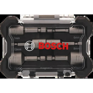 Set de 6 douilles à queue BOSCH 6 pans mâle 1/4' pour vis à tête 6 pans - 2608551079