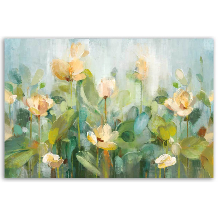 Tableau de fleurs Tableau fleurs peintes Toile imprimée