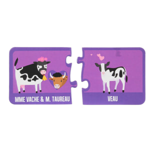 CARTE EDUCATIVE J APPRENDS LES ANIMAUX X30