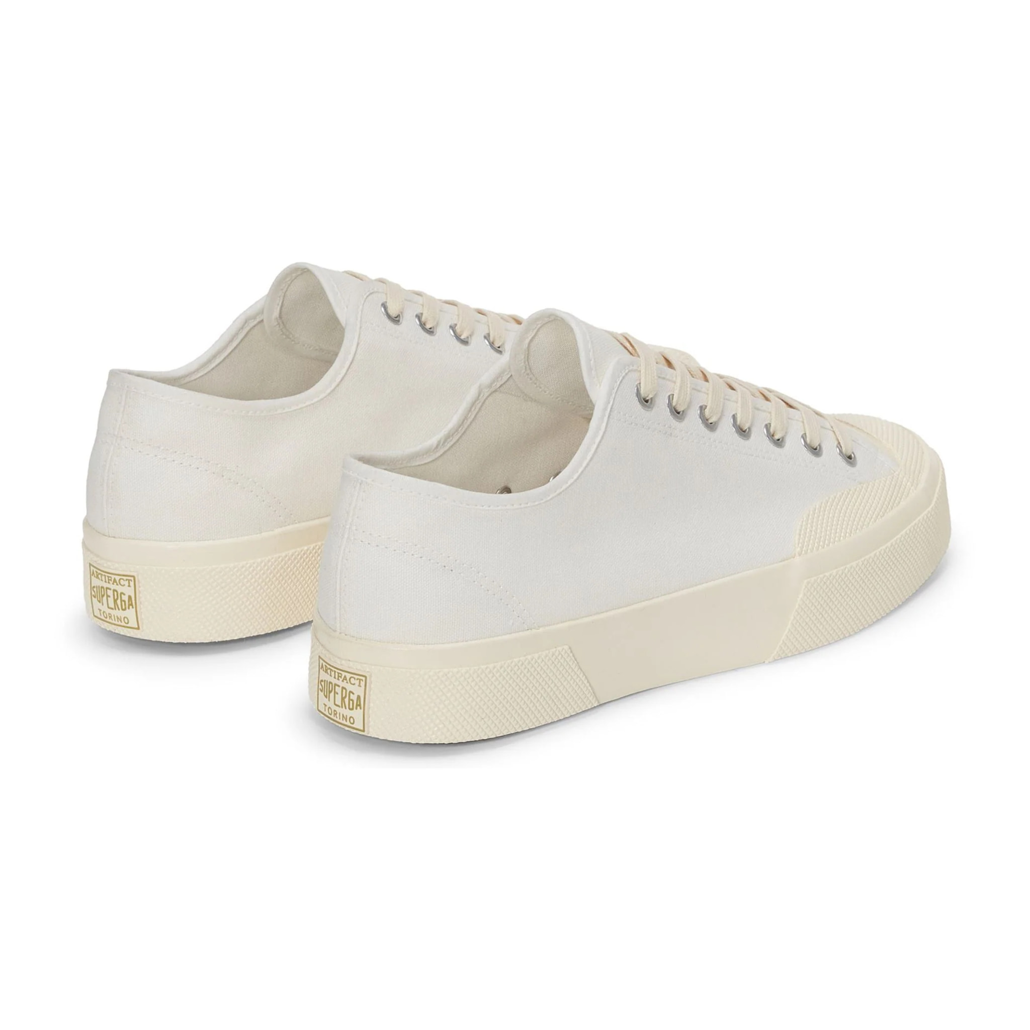 Superga - Sneakers Uomo Donna Bianco - 2432 WORKS LOW CUT COTTON CANVAS