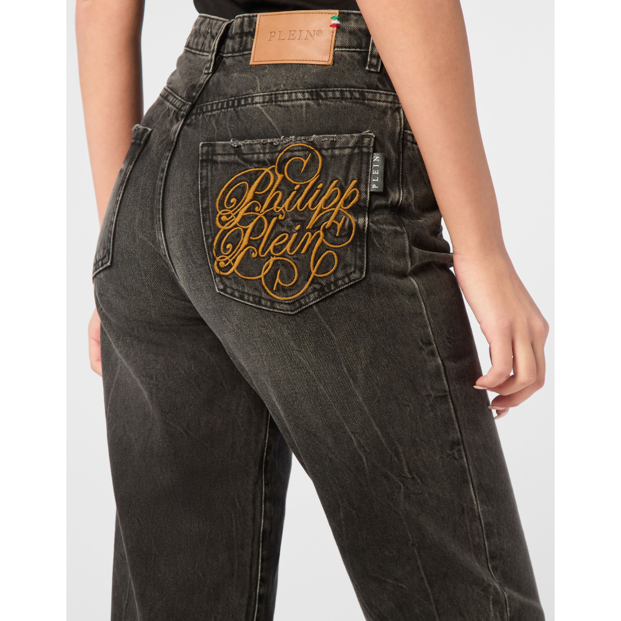 PHILIPP PLEIN Mom Fit LOGO