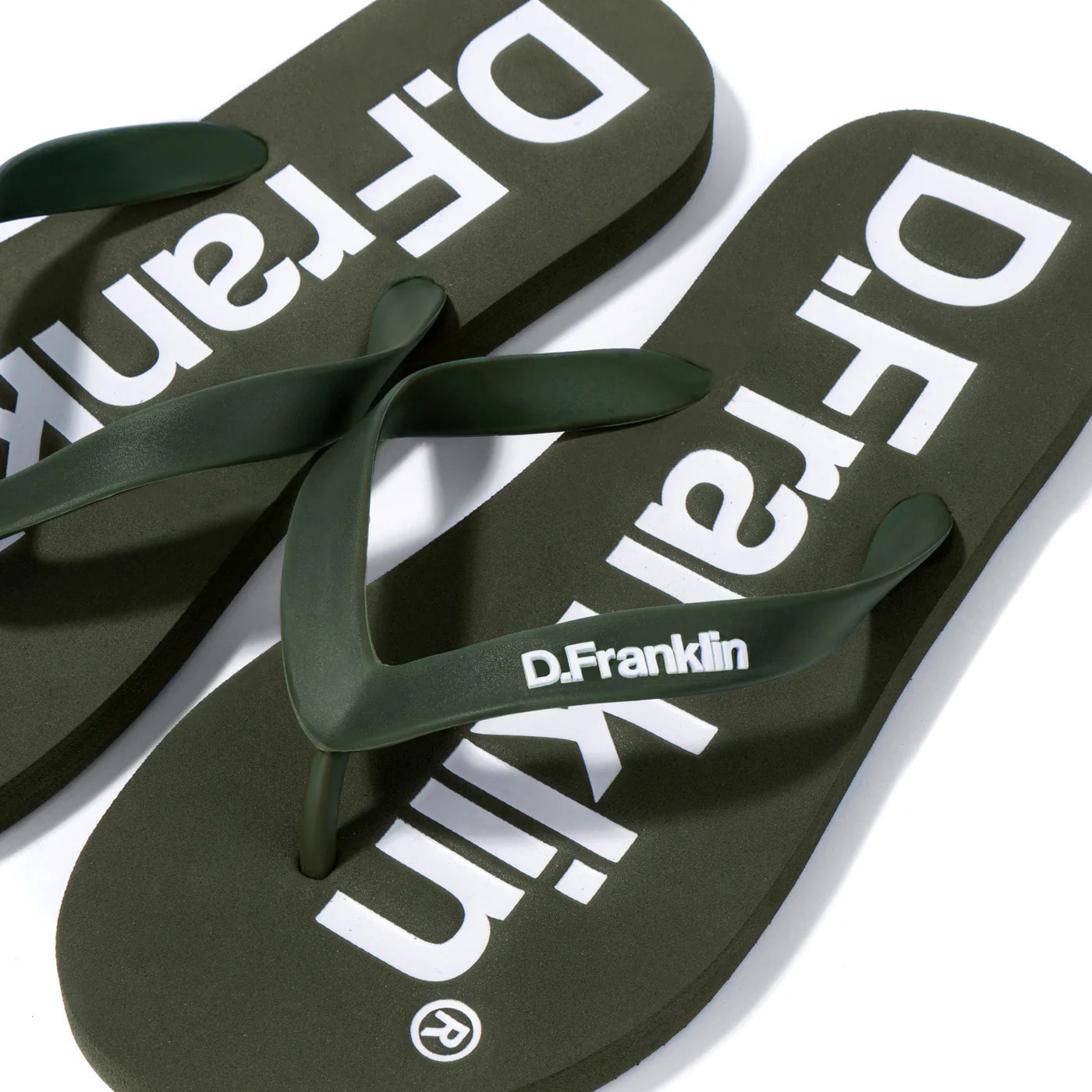 Sandalias Flip Flop Khaki D.Franklin