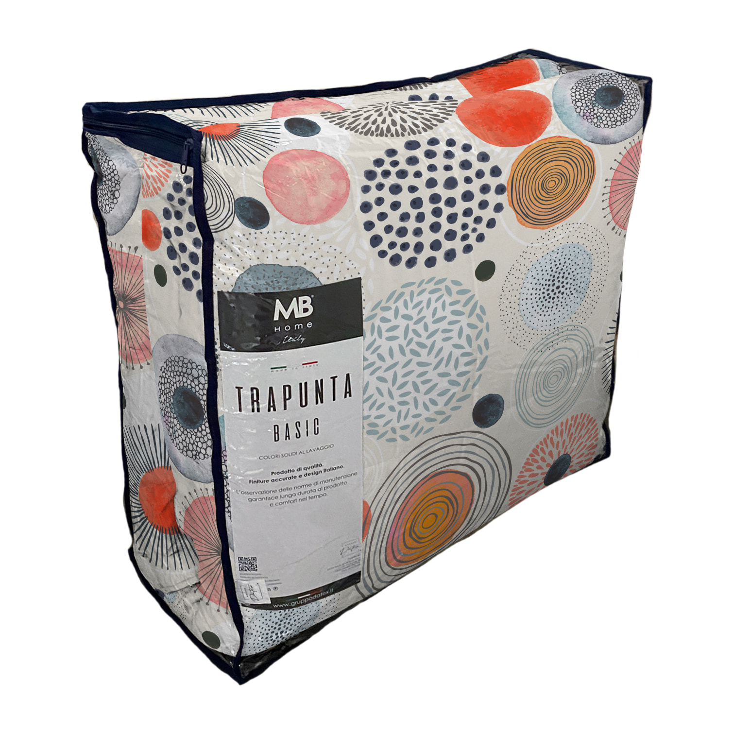 TRAPUNTA BASIC INVERNALE STAMPATA MATRIMONIALE, ACQUERELLO