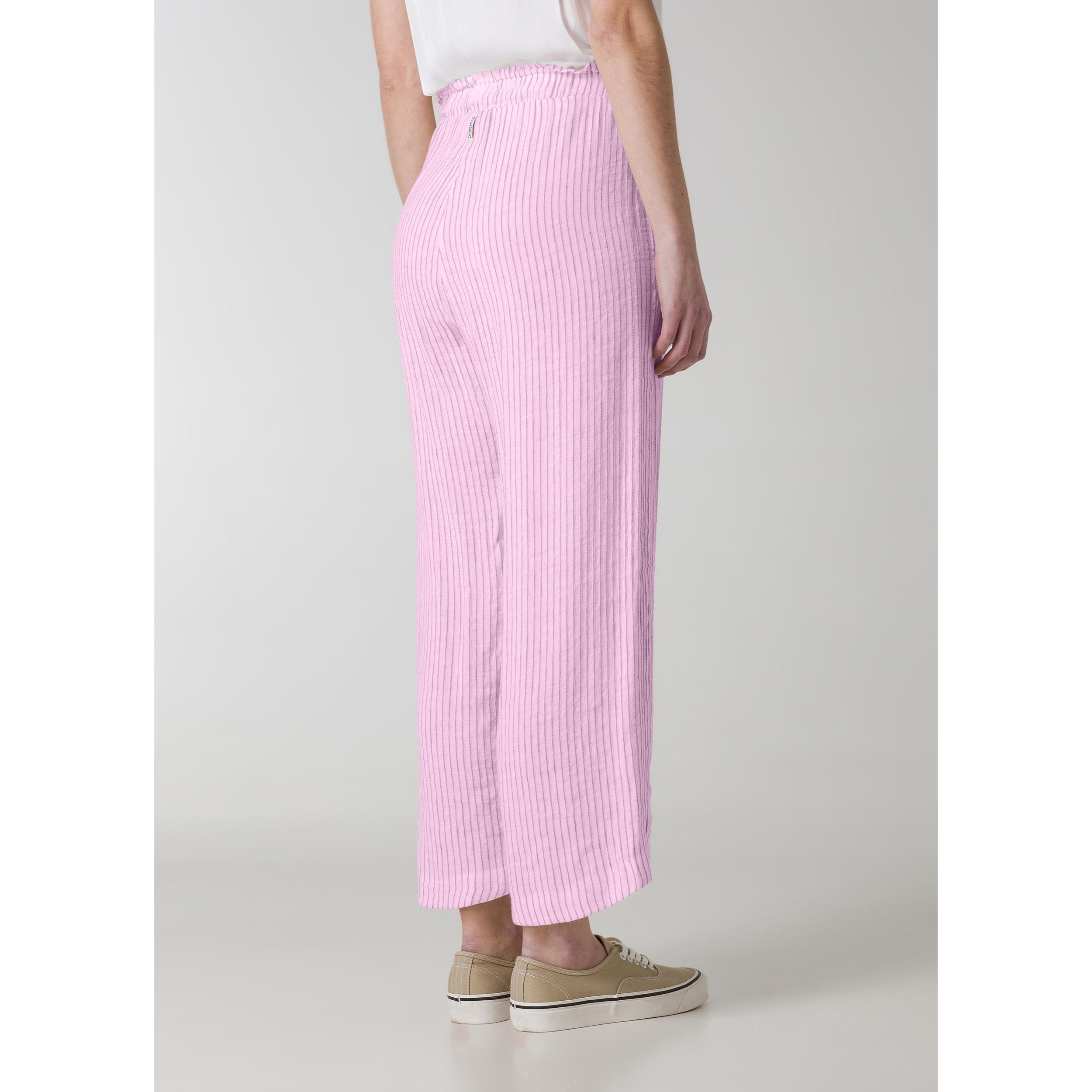 DEHA - Pantalone PINSTRIPED SLOUCHY PANTS in Lino per donna