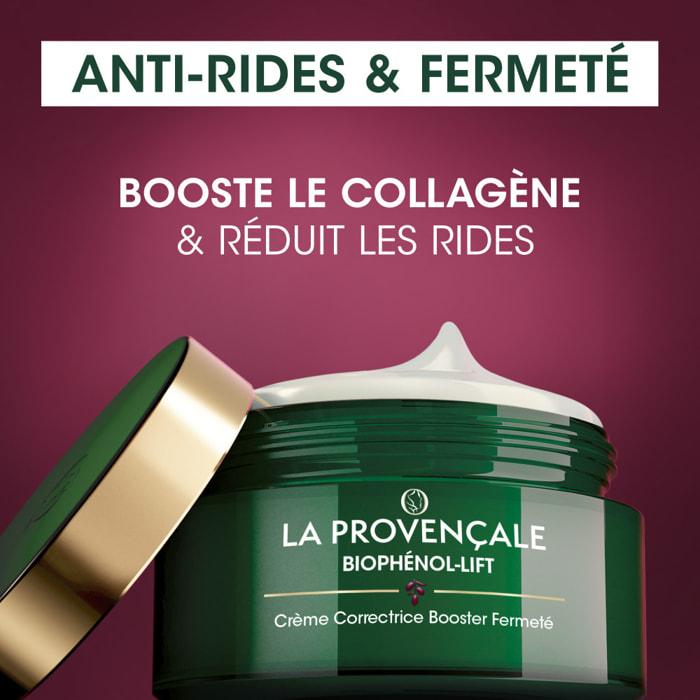 La Provençale Biophénol-Lift - Crème Correctrice Booster Fermeté Anti-Rides & Fermeté - Olive violette - Biophénols & Acide hyal