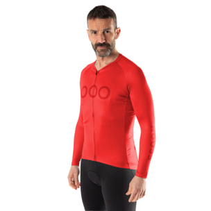 Maillot de manga larga ECOON modelo Tourmalet Men en color Rojo