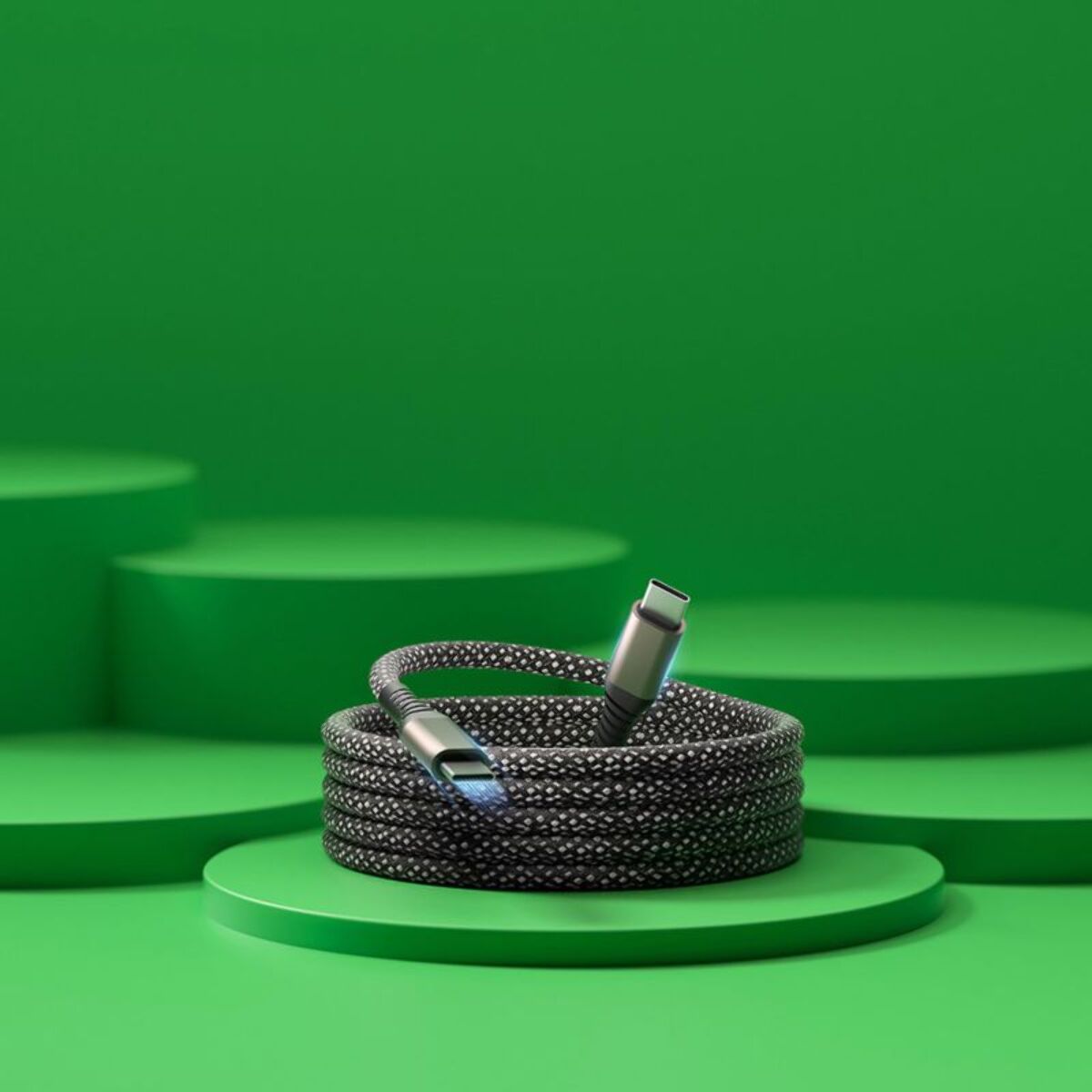 Câble de charge XMOOVE 100W PowerDelivery matériaux recyclés