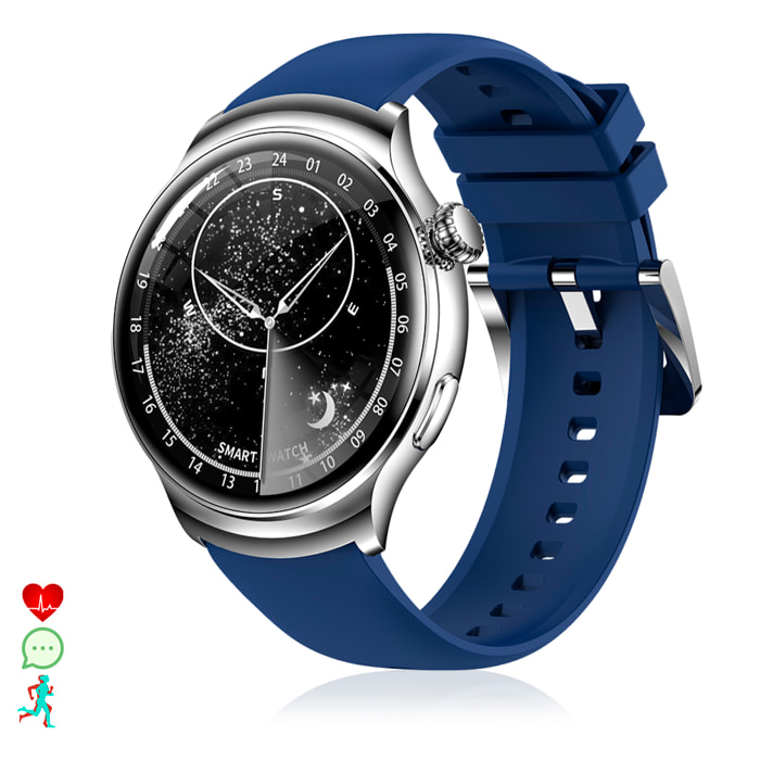 Smartwatch Z93 Pro con pantalla AMOLED, monitor de salud, modos deportivos, temperatura corporal y llamadas bluetooth.