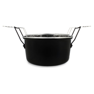 Friteuse du nord en acier émaillée 28cm