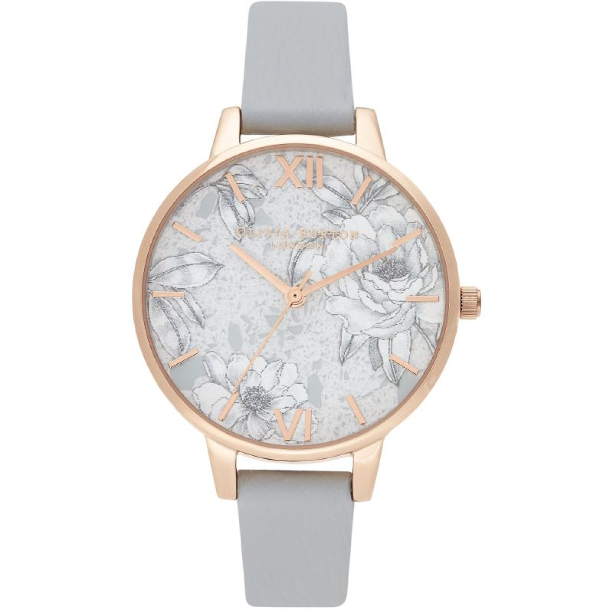 Reloj Olivia Burton OB16TZ01 Mujer Analogico Cuarzo con Correa de Piel sintetica