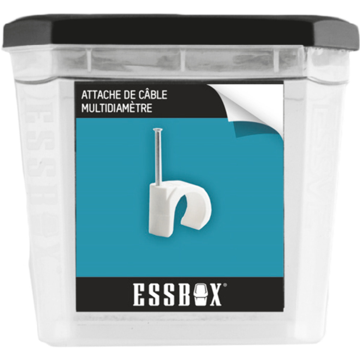 attache câble ESSBOX SCELL-IT à clouer - Boite de 100 – EX-9340140710