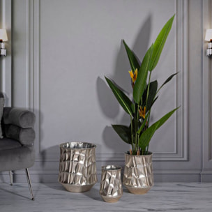 P/VASI SILVER SET 3 PZ CM Ø 35X38,5-27,5X33-18,5X26,5