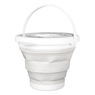 Seau A Compost Pliable Avec Anse Et Couvercle