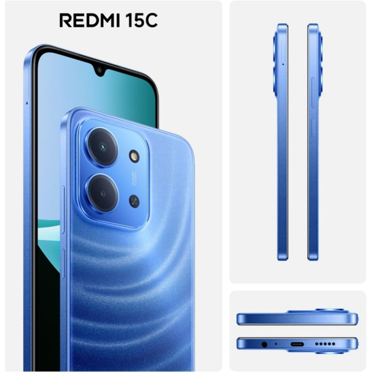 Smartphone XIAOMI Redmi 15C Bleu 256Go 4G