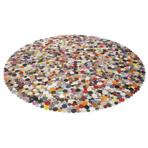 Tapis Patchwork Circle Multi Kare Design