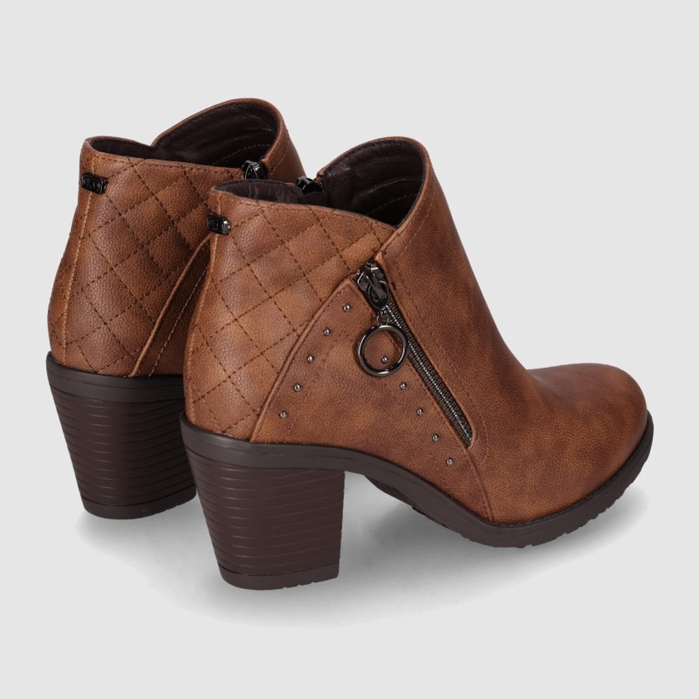 Botines - Cuero/Lg.Brown - Tacón: 7 cm