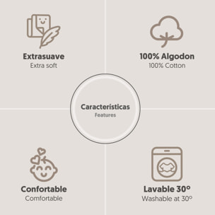 Triptico Cuna Estampado Dinosaurio Palmera + Broche Bco/Gris