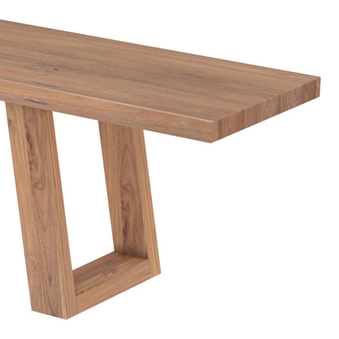 Banc en bois de teck recyclé 240 cm - Marie