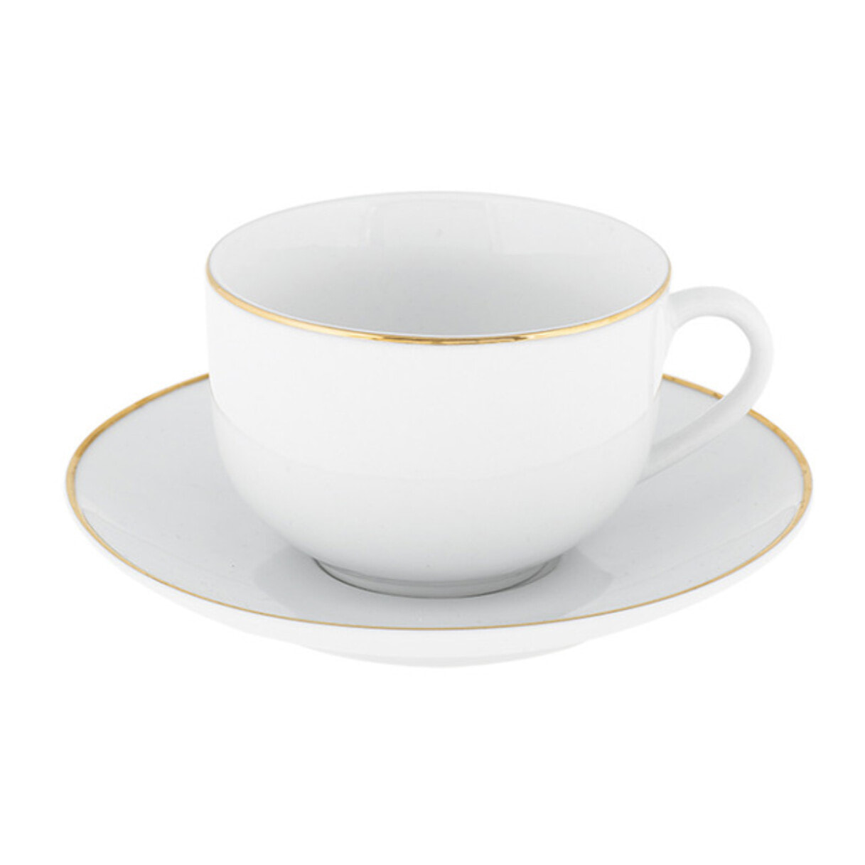 Set tè Gold Chic da 4 pezzi in porcellana