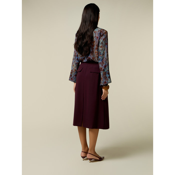 Oltre - Falda pantalón - Burgundy