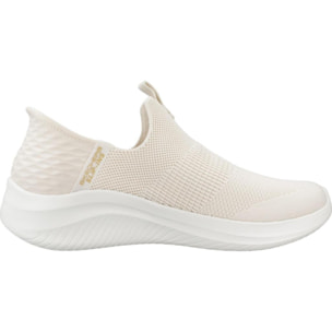 Sneakers De  Mujer Slip-ins Ultra Flex 3.0 Cozy Streak Beis