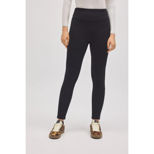 Comodi leggings termici in pile nero