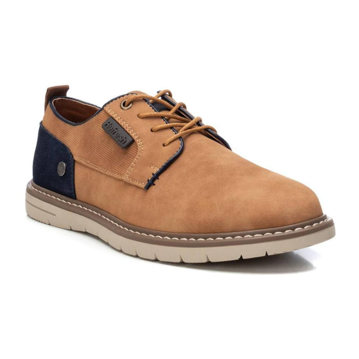 Zapato blucher/derby camel