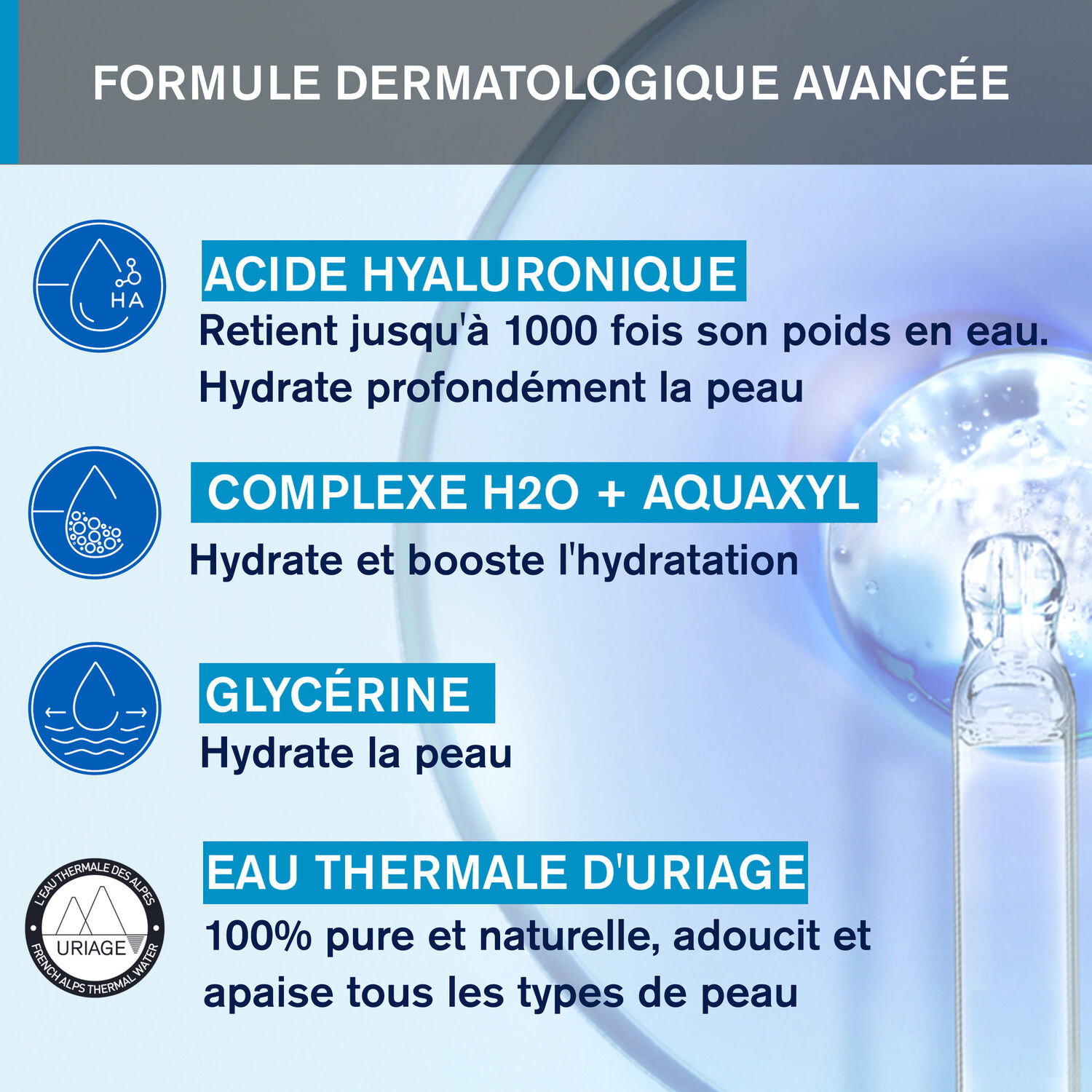 Eau Thermale - Gelée d'Eau - Hydrate, Désaltère & Illumine 40 ml
