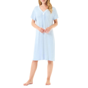 Camisón corto celeste