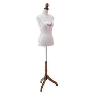 Mannequin sur pied Poésie à l'anglaise H.157,5cm bois