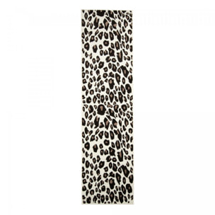Tapis couloir fauve Beige et marron motif animalier