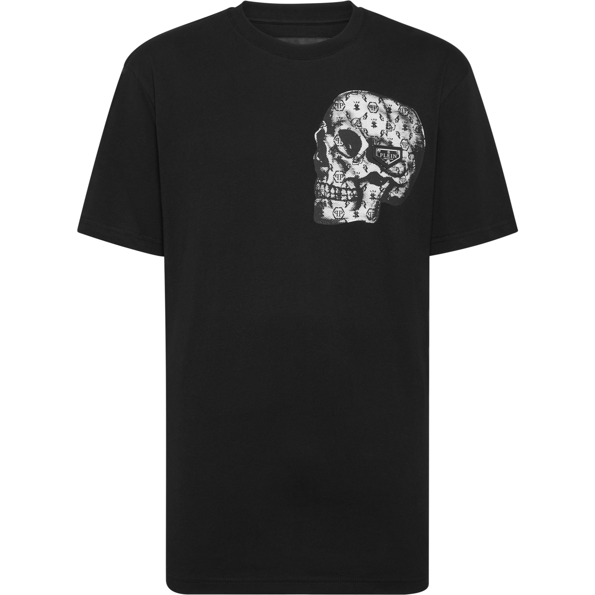 PHILIPP PLEIN Camiseta de cuello redondo y manga corta SKULL